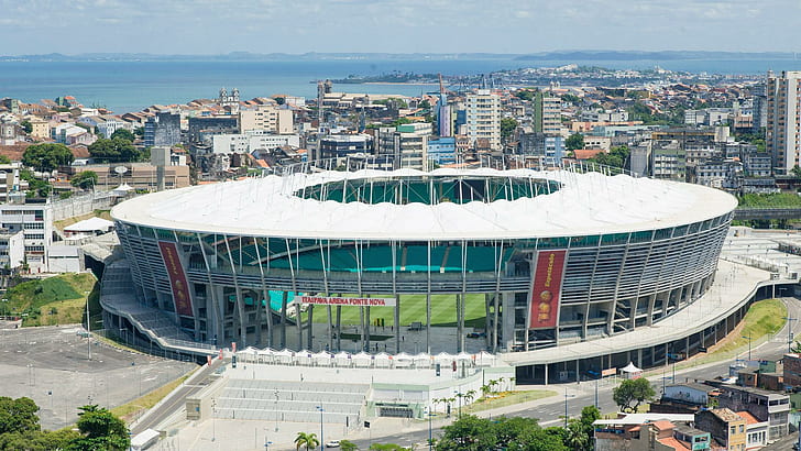 Estádio da copa do mundo de fifa impressionante, fifa, copa do mundo 2014, copa do mundo, estádio, HD papel de parede