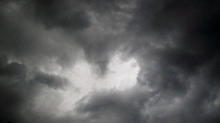 ท้องฟ้าเมฆนามธรรมสีเทา, วอลล์เปเปอร์ HD