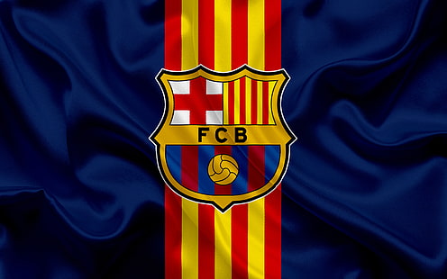Fotboll, FC Barcelona, ​​logotyp, HD tapet HD wallpaper