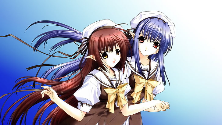 Anime Girls, Shuffle !, Nerine, Lisianthus Eustoma, HD-Hintergrundbild