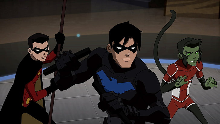 Acara TV, Young Justice, Nightwing, Wallpaper HD