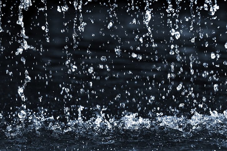 vatten regn vattendroppar Natur Vatten HD Konst, vatten, regn, HD tapet
