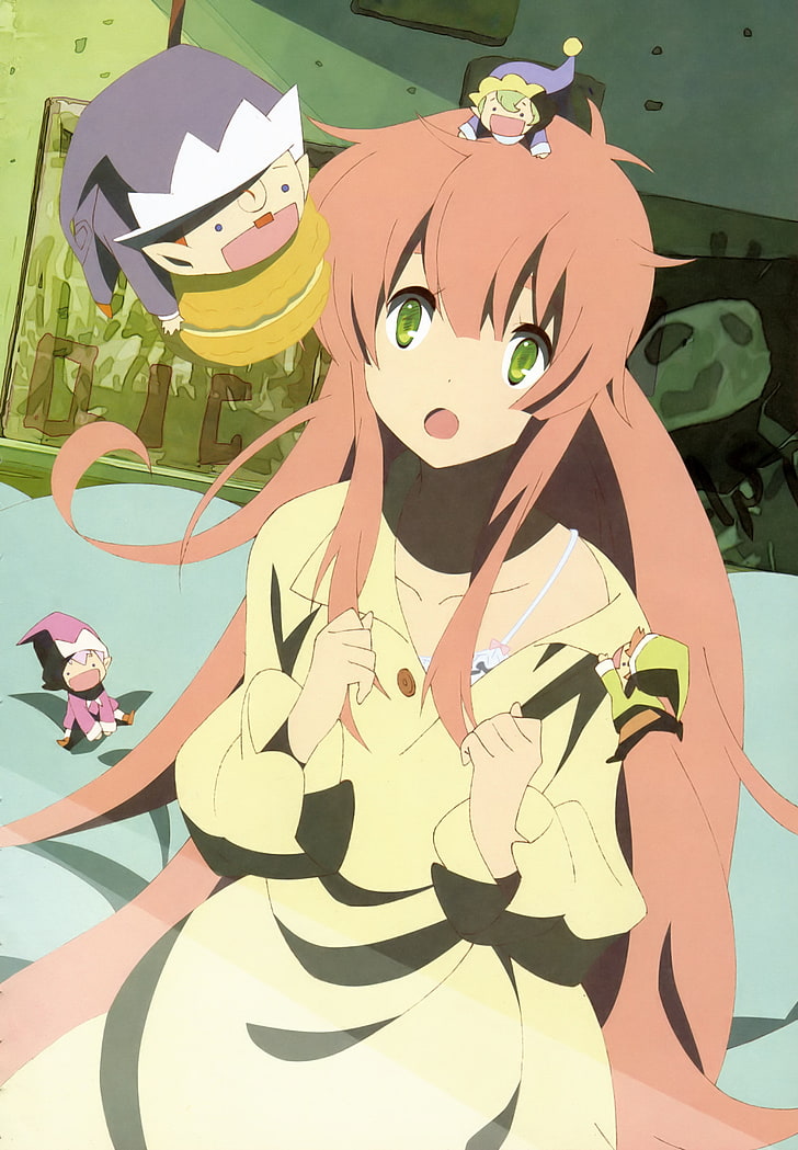 Jinrui wa Suitai Shimashita, anime dziewczyny, Watashi (Jinrui wa Suitai Shimashita), Tapety HD, tapety na telefon