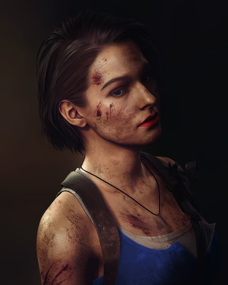 Jill Valentine, Resident Evil, Resident Evil 3 Remake, HD-Hintergrundbild, Handy-Hintergrundbild
