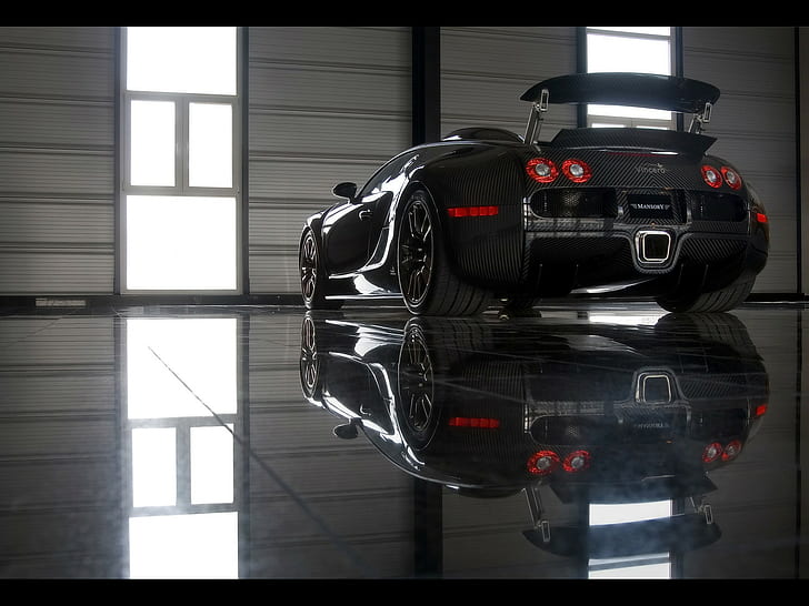 Car, Cool, Black Cars, Reflection, car, cool, black cars, reflection, HD wallpaper