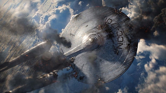 NCC 170 Flugzeuge digitale Tapete, Star Trek Into Darkness, USS Enterprise (Raumschiff), Raumschiff, HD-Hintergrundbild HD wallpaper