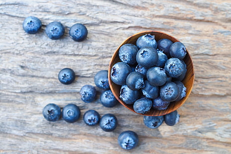 berries, food, fruit, blueberries, HD wallpaper HD wallpaper