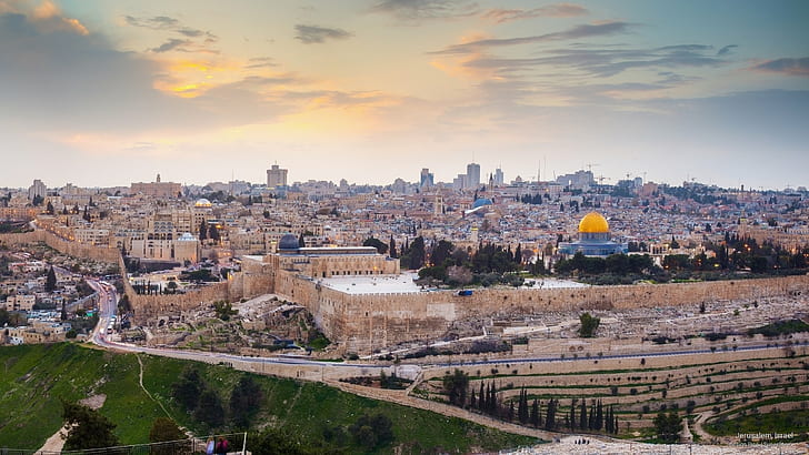 Jérusalem, Israël, Architecture, Fond d'écran HD