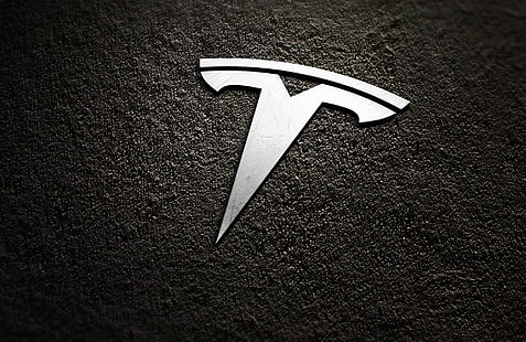 logotipo, Tesla Motors, Fondo de pantalla HD HD wallpaper
