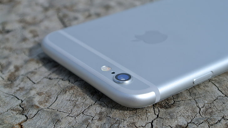 silver iPhone 6, apple, technology, phone, hi-tech, iphone 6, HD wallpaper