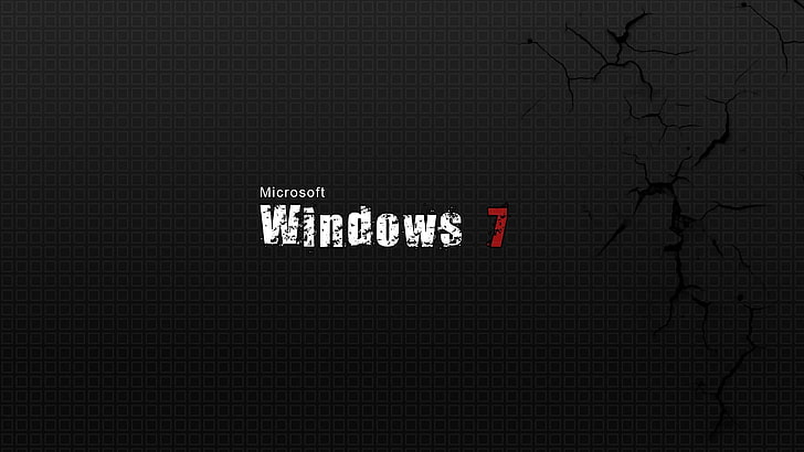 Microsoft Windows 7 로고, 미니멀리즘, Windows 7, Microsoft, Microsoft Windows, HD 배경 화면