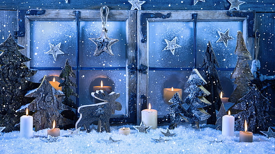 decorazioni natalizie 4K per computer Mac, Sfondo HD HD wallpaper