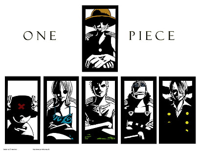 Fond d'écran One Piece, One Piece, anime, Monkey D.Luffy, Tony Tony Chopper, Nami, Roronoa Zoro, Usopp, Sanji, Fond d'écran HD HD wallpaper