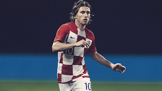Kroatien, Luka Modric, fotboll, FIFA World Cup, HD tapet HD wallpaper