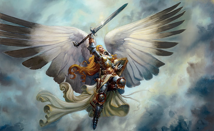 Archangel, archangel wallpaper, Artistic, Fantasy, Archangel, HD wallpaper