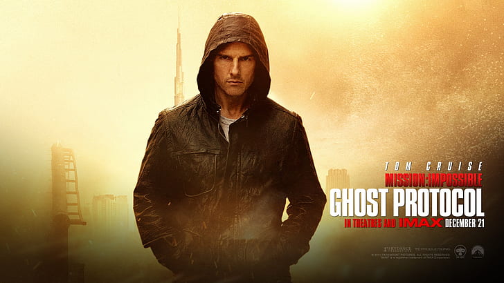 Tom Cruise en Misión Imposible - Protocolo Fantasma, Tom, Cruise, Misión, Imposible, Fantasma, Protocolo, Fondo de pantalla HD