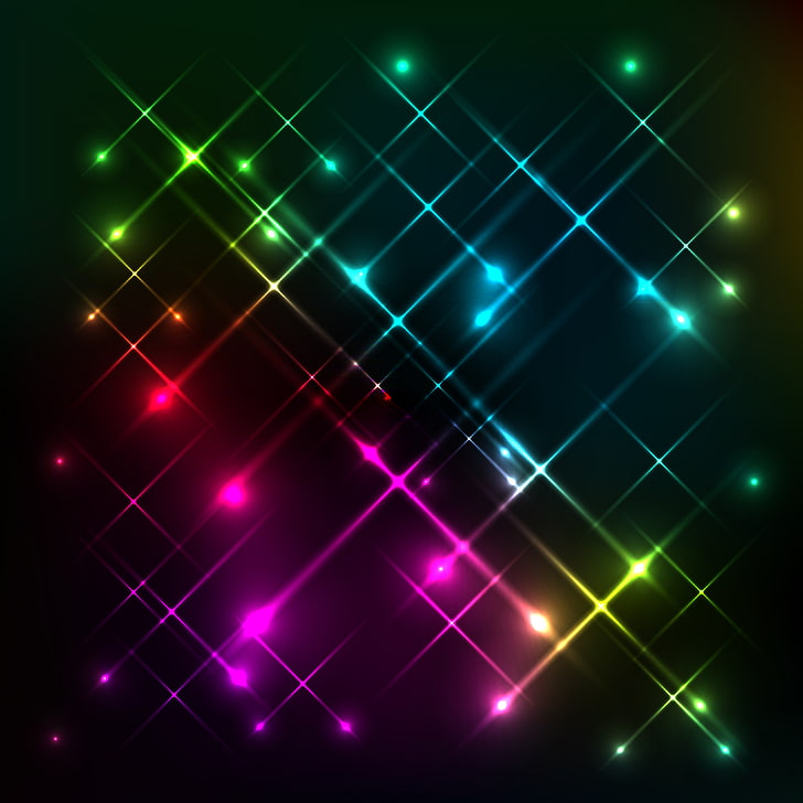 multicolored lights wallpaper, lights, background, colors, abstract, rainbow, neon, HD wallpaper