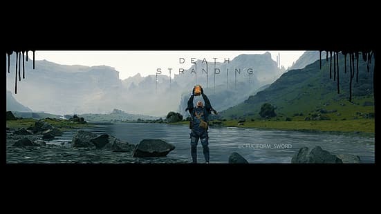 Death Stranding, Kojima Productions, no jogo, captura de tela, videogames, pôster do jogo, Hideo Kojima, HD papel de parede HD wallpaper