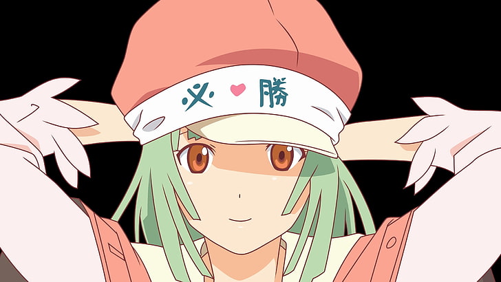 帽子 女の子 若い 笑顔 帽子 腕章 背景を着ている女性アニメキャラクター Hdデスクトップの壁紙 Wallpaperbetter