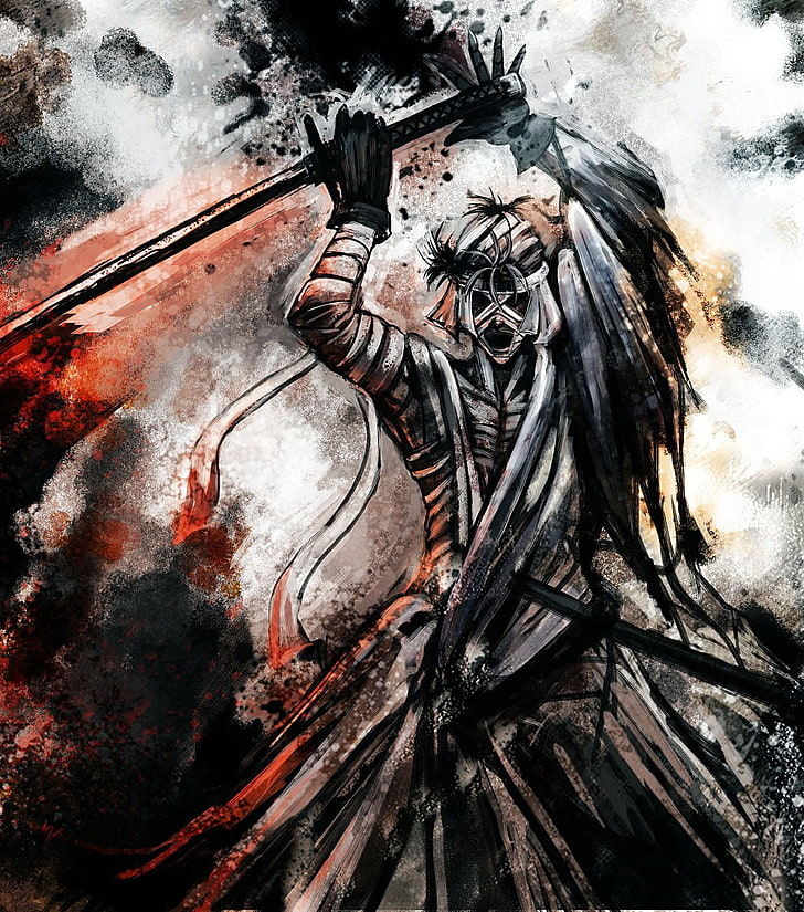 anime, Rurouni Kenshin, Shishio Makoto, HD wallpaper