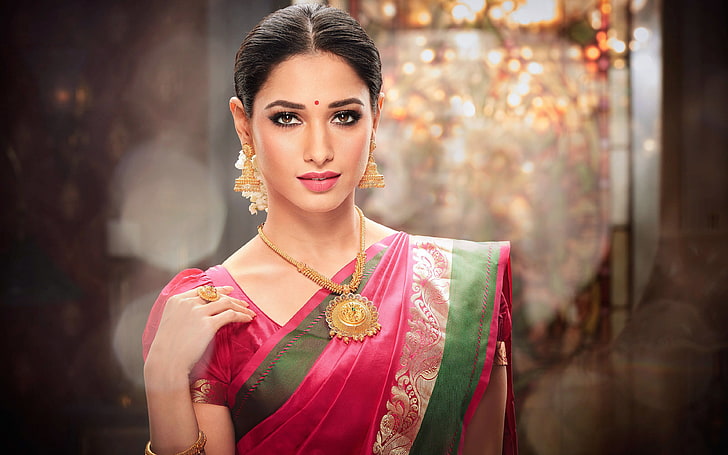 Tamannaah Bhatia ภาพถ่ายนักแสดงสาวสวยชาวอินเดีย, วอลล์เปเปอร์ HD
