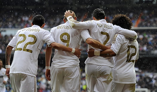 Ronaldo, Mary, Marcelo, Benzema, Real Madrid, Wallpaper HD HD wallpaper