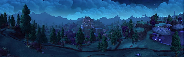 Мир Warcraft Долина Призрачной Луны полководцы Дренора, HD обои