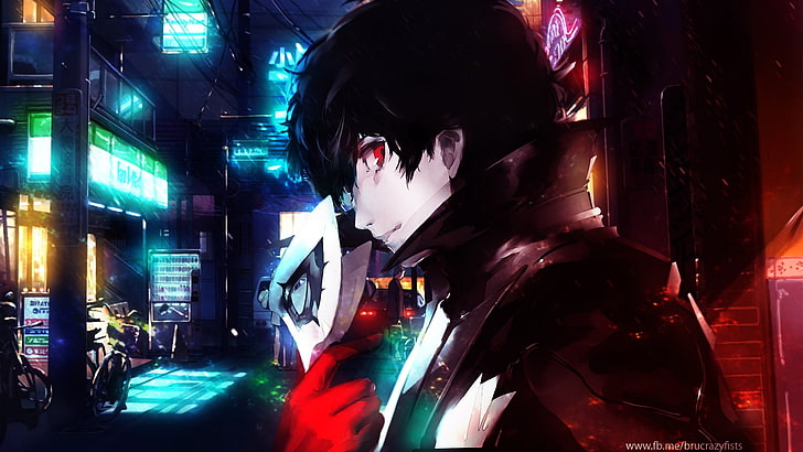 Persona-Serie, Protagonist (Persona 5), ​​Phantomdiebe, Persona 5, Akira Kurusu, Ren Amamiya, HD-Hintergrundbild
