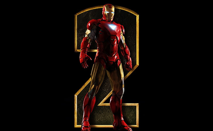 Iron Man 2, poster film Iron Man 2, Film, Iron Man, Superhero, iron man 2, Wallpaper HD
