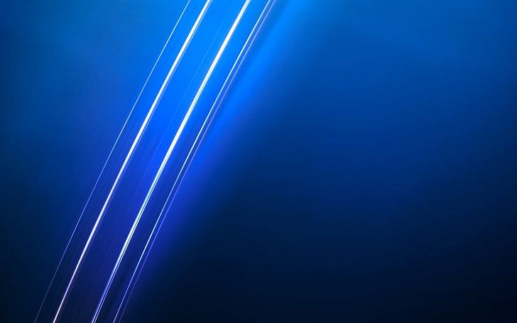 blå abstrakt illustration, linje, bakgrund, snett, ljus, HD tapet