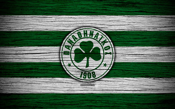 Soccer, Panathinaikos F.C., Emblem, Logo, HD wallpaper
