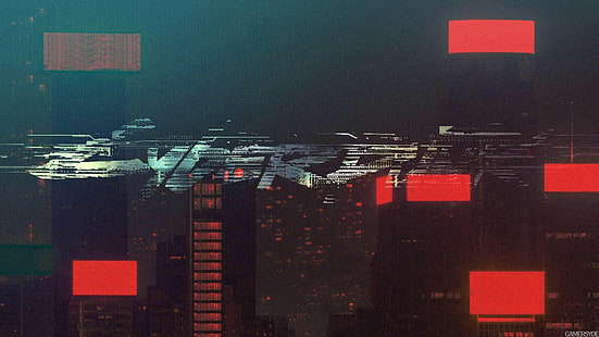 Cyberpunk 2077, cyberpunk, CD Projekt RED, gry wideo, logotyp, Tapety HD HD wallpaper