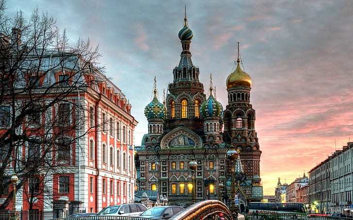 Saint petersburg, Peterhof, Street, Attractions, Hdr, HD wallpaper