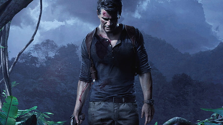 Nathan Drake dari Uncharted 4, Uncharted 4: A Thief's End, video games, Wallpaper HD