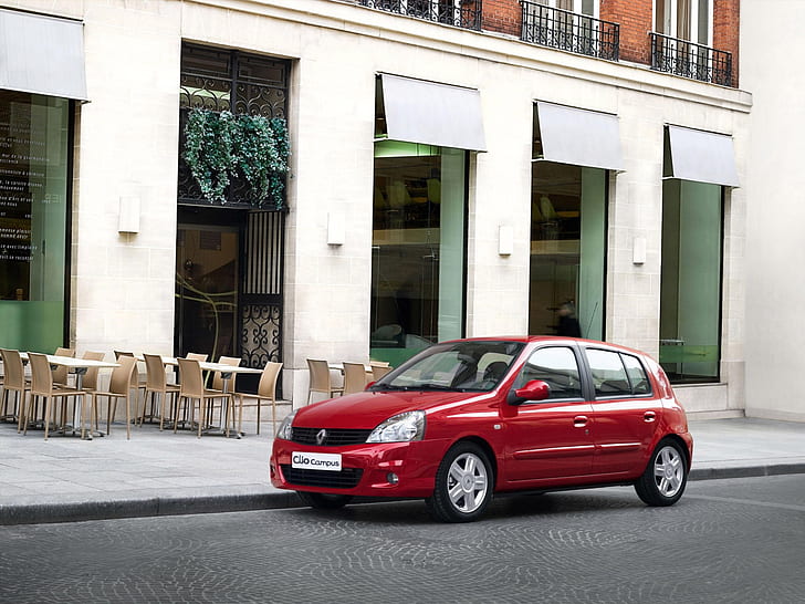 Renault Clio Sport Tourer, renault clio campus hatchback, car, HD wallpaper