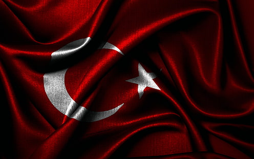 Bandiere, bandiera della Turchia, Sfondo HD HD wallpaper