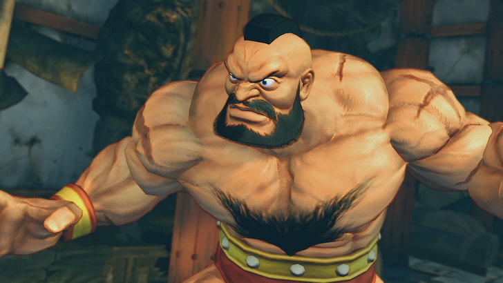 street fighter wrestler Zangief - Super Street Fighter IV Video Games Street Fighter HD Art , wrestler, street fighter, zangief, HD wallpaper