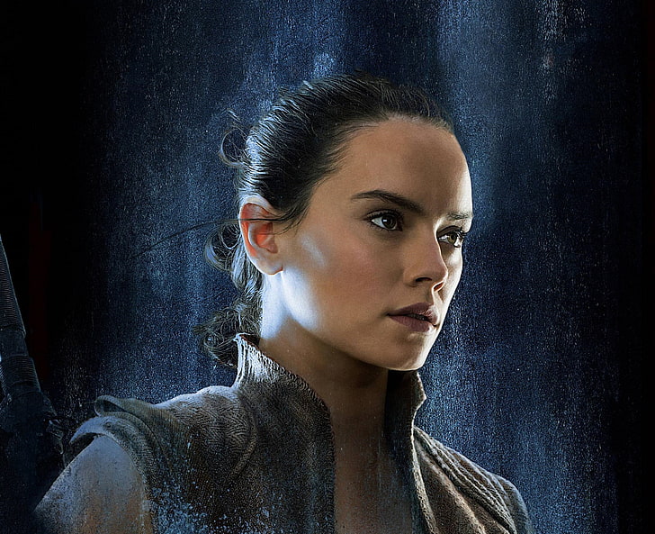 Star Wars: The Last Jedi, Daisy Ridley, Rey, Tapety HD
