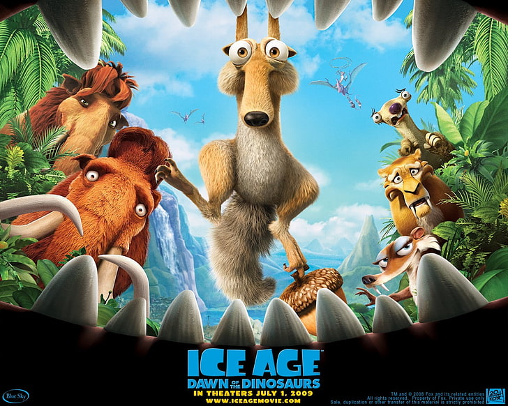 Ice Age: Dawn of the Dinosaurs, Ice Age, Wallpaper HD
