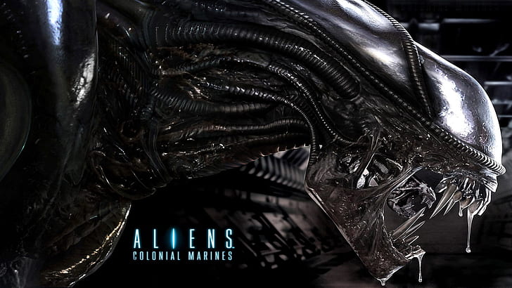 Aliens: Colonial Marines Xenomorph Alien HD, видео игри, чужденец, морски пехотинци, извънземни, ксеноморф, колониален, HD тапет