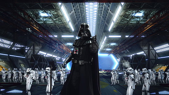 Fondo de pantalla de Star Wars Darth Vader, Star Wars, Darth Vader, stormtrooper, Fondo de pantalla HD HD wallpaper