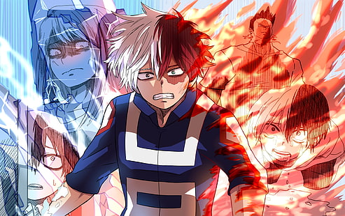 Boku No Hero Academia, Todoroki Shouto, Anime, HD-Hintergrundbild HD wallpaper