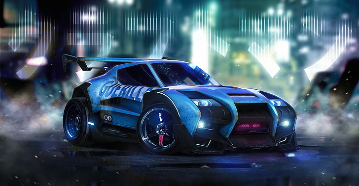 Rocket League Car Artwork, HD-Hintergrundbild