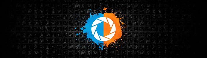 Doppelmonitore, Mehrfachanzeige, Portal (Spiel), Portal 2, HD-Hintergrundbild