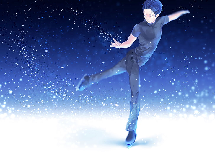 Anime, Yuri!!! on Ice, HD wallpaper