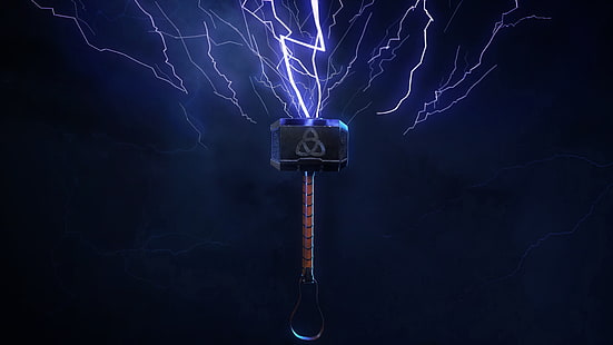  zipper, hammer, Mjollnir, Thor's hammer, HD wallpaper HD wallpaper