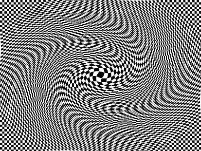 black and white checked pattern, Artistic, Psychedelic, HD wallpaper HD wallpaper