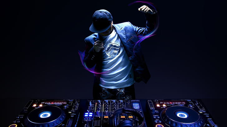 Disk Jockey, DJ, diversión, música, fiesta, Fondo de pantalla HD
