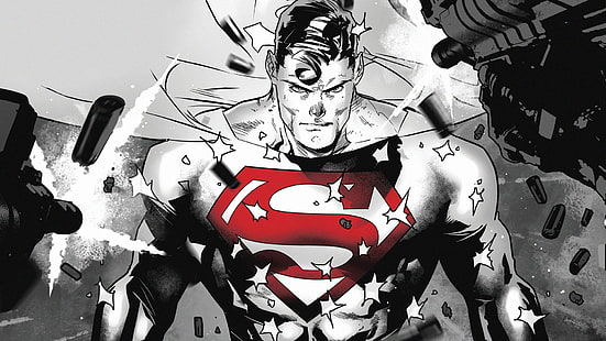 Супермен, цифровые обои, Супермен, DC Comics, HD обои HD wallpaper