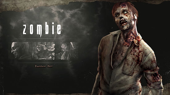 Resident Evil Zombie digital tapet, Resident Evil HD Remaster, Resident Evil, HD tapet HD wallpaper
